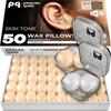 PQ Silicone Earplugs for Sleeping 50 Silicone Earplugs for Sleeping and Swimming Noise Canceling and Ear Protection with Gel Earplugs Sleeping