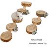 Funny Apple Tree Wooden Ladder Hamster Toy Ladder Bridge For Small Pet Toys Natural Wooden Toys Small Animals Cage Pet Supplies