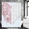 Mother's Day Love Flower Shower Curtain, Bathroom Decorative Shower Curtain, Waterproof Shower Curtain with Hooks