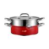 Sigaang Stainless Steel Double-Layer Steamer Hot Pot