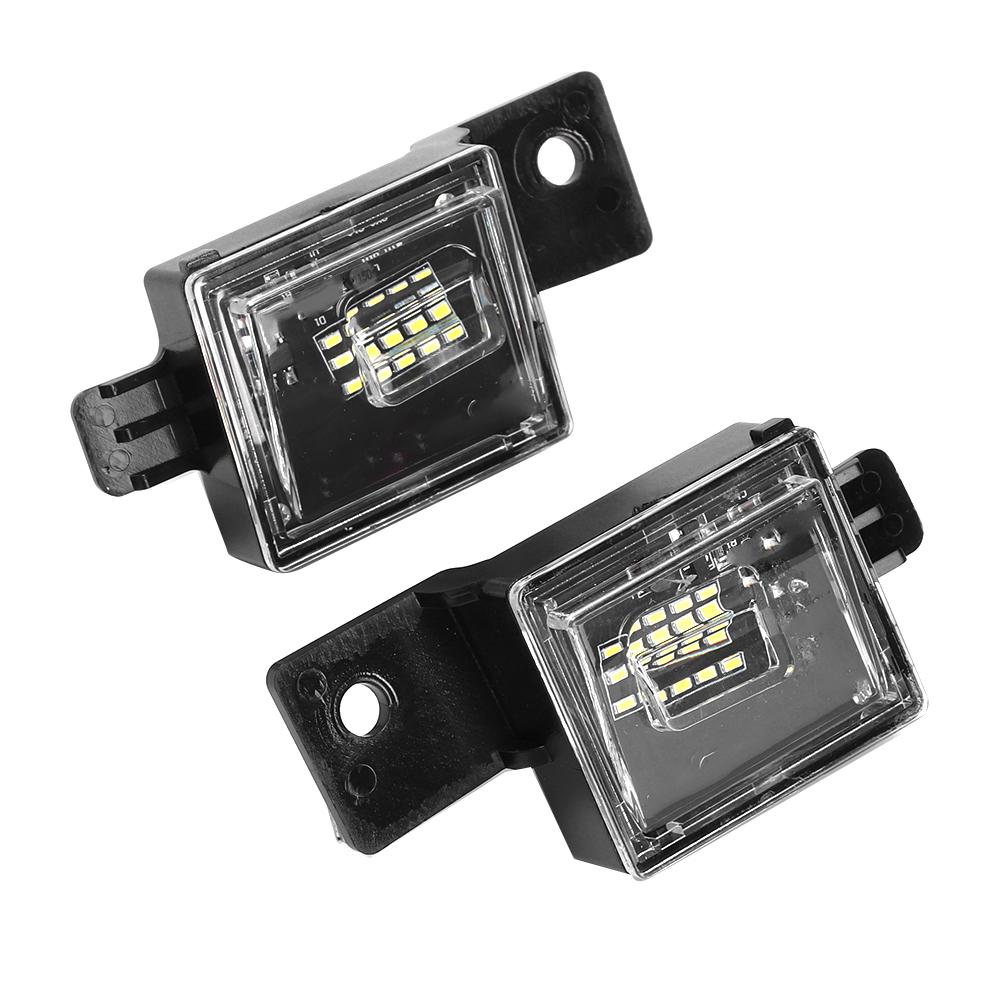 Пара левая правая 15 светодиодов подсветка номерного знака подходит для Chevy Silverado 20142018DC12V