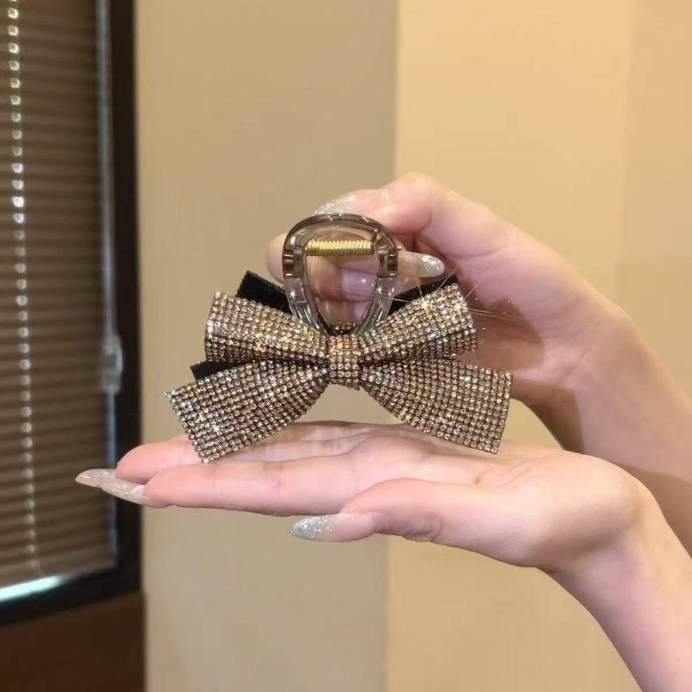 Simple Bow Hair Clip Elegant Shark Clip Stylish High Ponytail Clip  Daily Wear