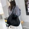 Casual Large Capacity Canvas Shopper Totes High Quality Eco Reusable Grocery Handbag For Women Travel Shoulder Bags