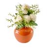 Оранжевая металлическая ваза для цветов, Metal Flower Vase (Orange, Small),  Behoma