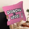 O-Opanchu Cute Usagi Stitch Lucky Dragon Pillow Cover Sofa Cushion Cover Home Room Decoration Children Gift