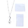 Name Card Keychain Office Supplies Badge Holder Necklace DIY Beaded Lanyard with ID Card Holders Retractable Badge Reel Lanyard
