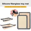Silicone Baking Mat for Oven Non-Stick Heat-Resistant Silicone Easy Clean Reusable Baking Sheet for Cookies Macaroons Bread