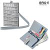 Дорожная сумка для паспорта из кожи с тиснением под крокодила, блокирующая RFID, Унисекс кошелек для паспорта с отделениями для карт, карманом для наличных и застежкой на кнопку