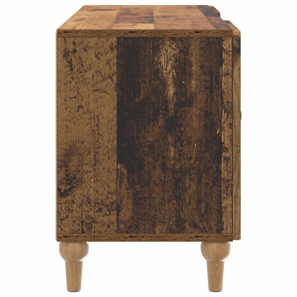 TV Cabinet Reclaimed Wood Look 102 x 34.5 x 50 cm Particleboard