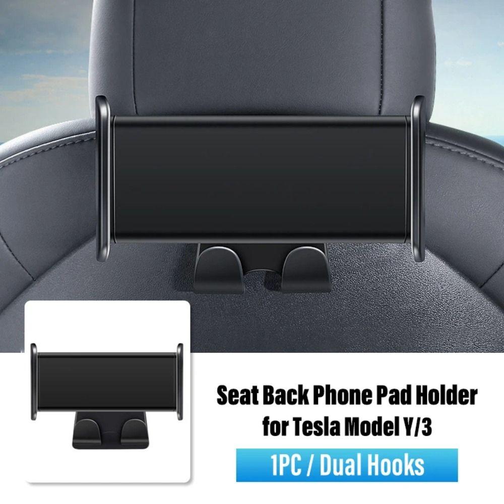 Подставка для планшета с 2 крючками для подголовника и вращением на 360° для Tesla Model 3/Y