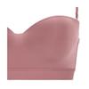 AMOSTYLE Бесшовный бюстгальтер без бретелей Signature Smooth M020 D65 Размер Чашка наполовину (Съемные бретели) (розовый)