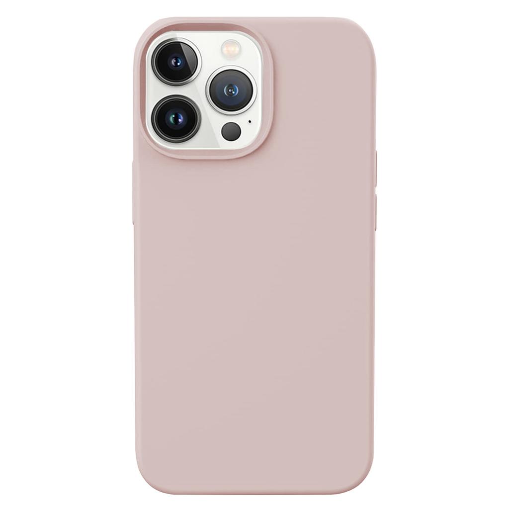 KALEBOL KLB-YTGJ001 For iPhone 14 Pro Case Solid Color Liquid Silicone+PC Phone Cover