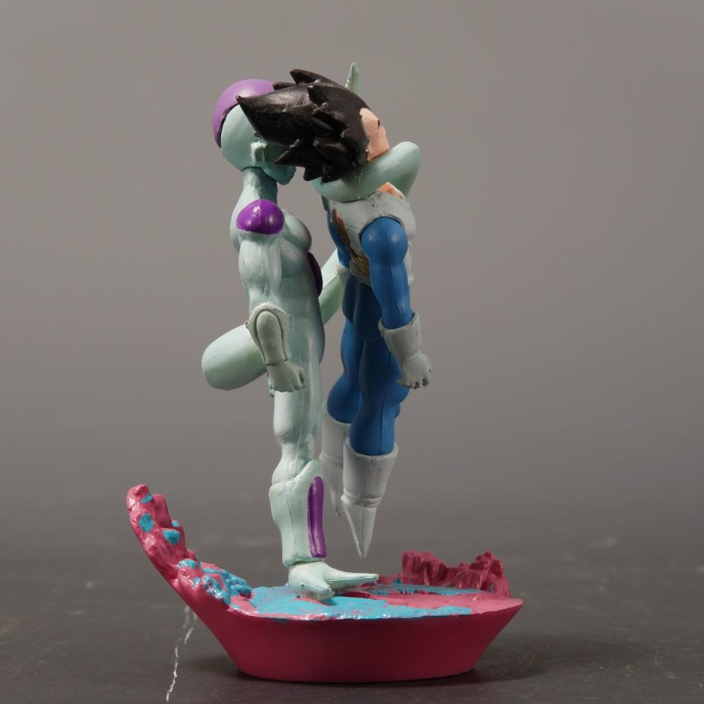 9cm/3.54in Anime Figure Frieza VS Vegeta Action Figures Pvc Statue Collection Model Toys Gifts