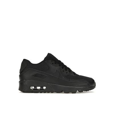 Air Max 90 Mesh тройной черный (GS) Женские кроссовки Черный-Черный 833418-001
