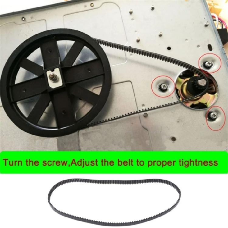 Запасной приводной ремень 176 зубьев для хлебопечки, конвейерные ремни 528 мм, ремни для хлебопекарных машин, резиновая текстура для хлебопекарных машин