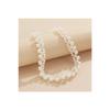 Pearl Design Gold Plated Choker Necklace