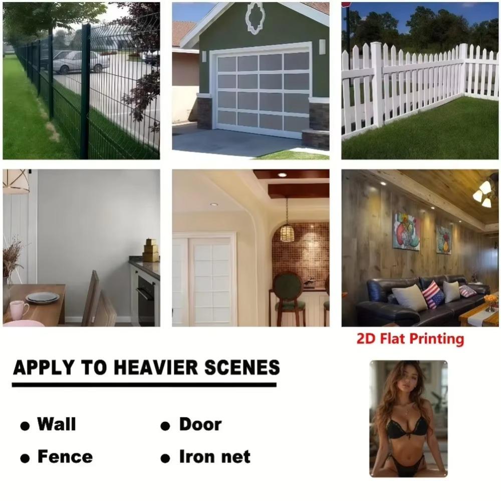 Винтажная металлическая жестяная табличка Ретро Сексуальная леди Настенное искусство Железный плакат Декор Мужская берлога Бар