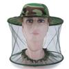 Camo Green Face Protection Cap Mosquito Prevention Beekeeping Hat Hot Gauze Hat Travel