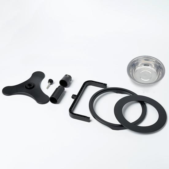 Приподнятая миска для кошачьего корма Регулируемая Наклонная Миска для питомца из нержавеющей стали Нескользящая Приподнятая