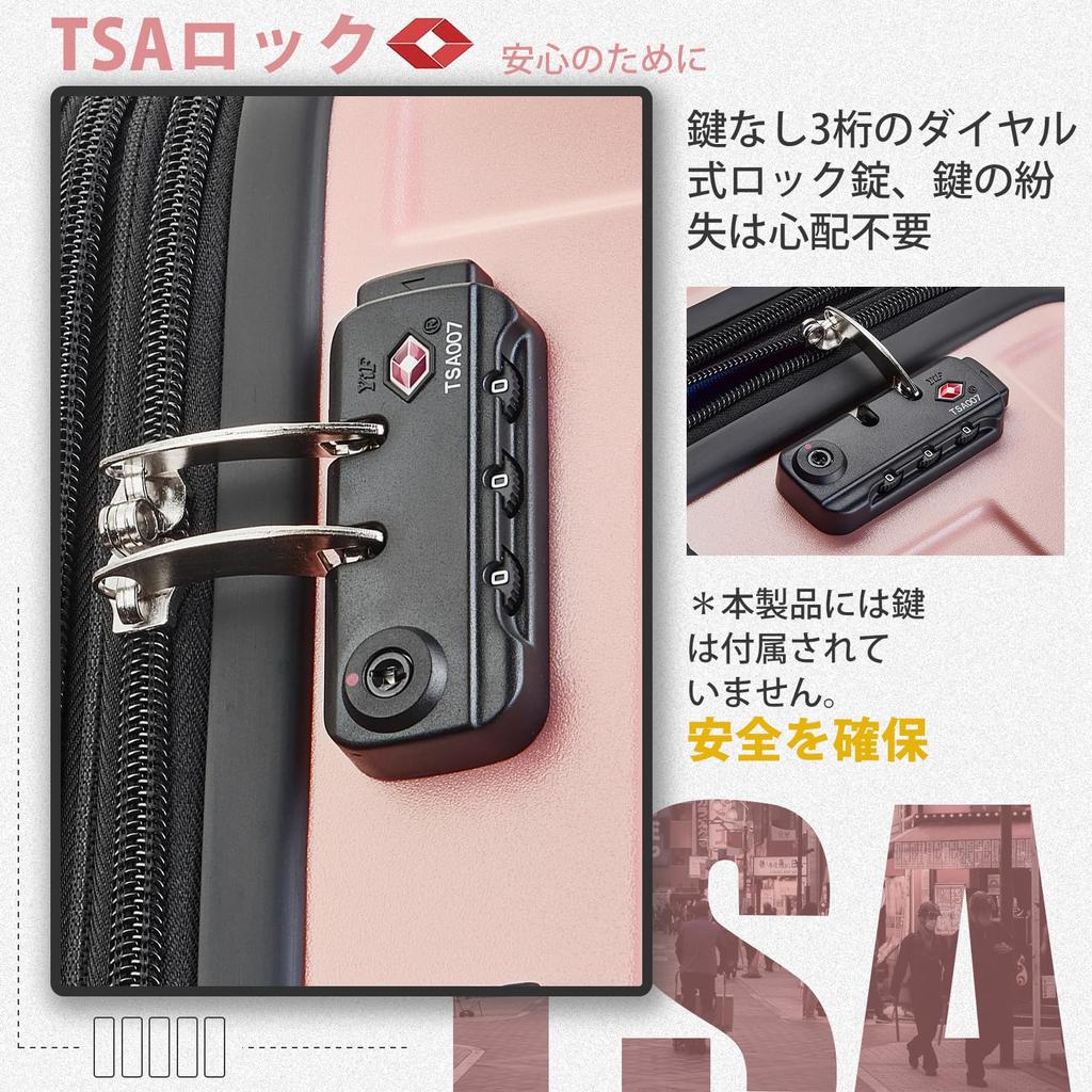 Carry Carry Bag with Expansion 360 Degree Double TSA Zipper Business Hospitalization 1 Night and 2 [VIVICITY] Suitcase, Case, Carry-on, Function,