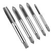 5PCS HSS M3 M4 M5 M6 M8 Machine Spiral Point Straight Fluted Screw Thread Metric Plug Hand Tap Drill