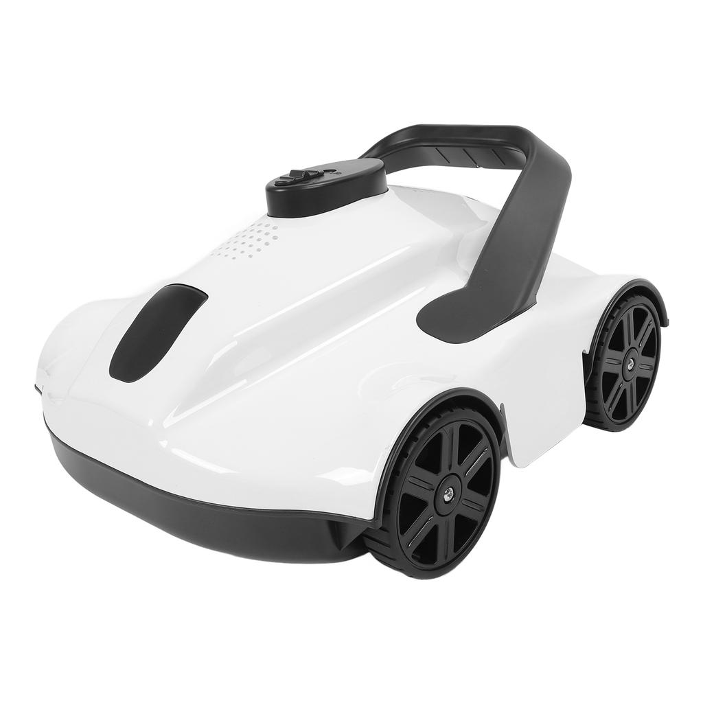 Беспроводной роботизированный пылесос для бассейна IPX8, автоматическая система пылесоса с мощным всасыванием, аккумулятор 5200 мАч, для бассейнов с плоским дном, белый.