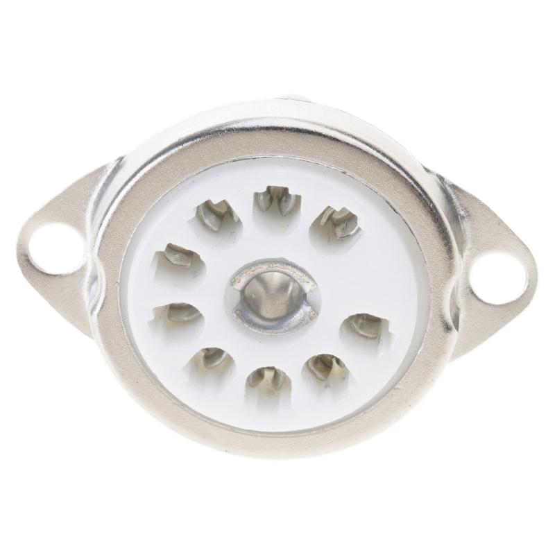 9 Pin Tube Socket For Point To Point Wiring with Gold Tins Plate Contacts GZC9-C-1 Replacement for Music Lover Amplifiers