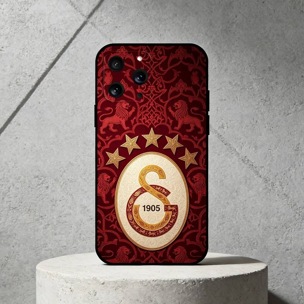 G-Galatasaray 1905 Чехол для телефона Силиконовый черный Мягкий Для IPhone 17,16,15,14,13,12,11,SE,Plus Pro Max