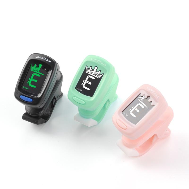 Digital Clip-on Electric Tuner Rotatable LCD Display for Guitar Bass Ukulele Violin Universal Tuner Guitar Accessories