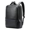 BO PAI Men's Top-Grain Leather Business Travel Backpack