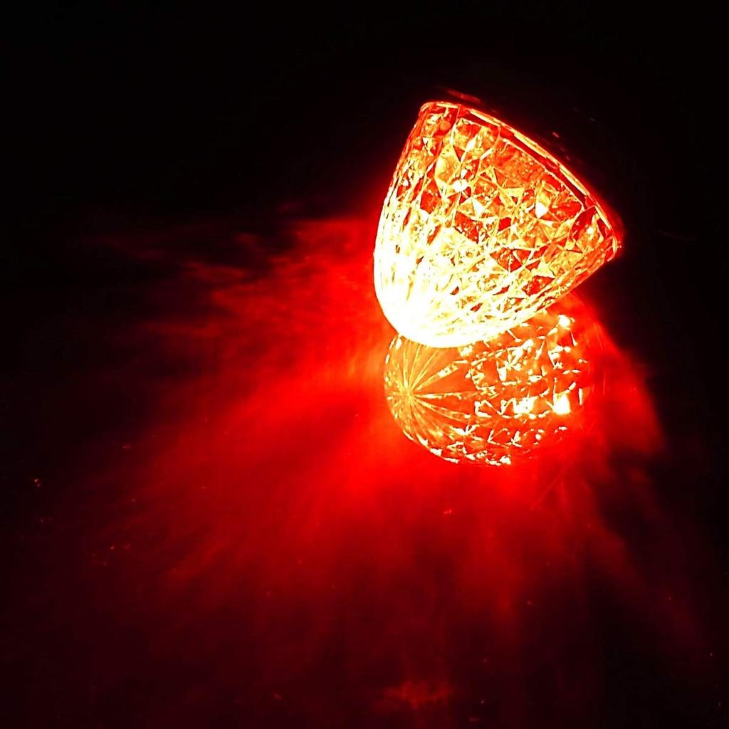 24В Светодиодный Маркерный Фонарь Боковой Маркер Хромированное Кольцо Принадлежности для Грузовиков Комплект из 2 шт. (красный)