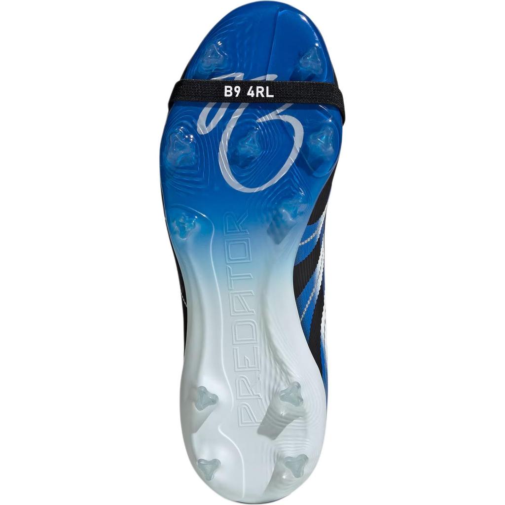 Adidas Predator Elite Ft Fg Jb Серия Bellingham Удобные Универсальные Модные Низкие Детские Футбольные Бутсы Детские Футбольные Бутсы Черные Синие JR1754