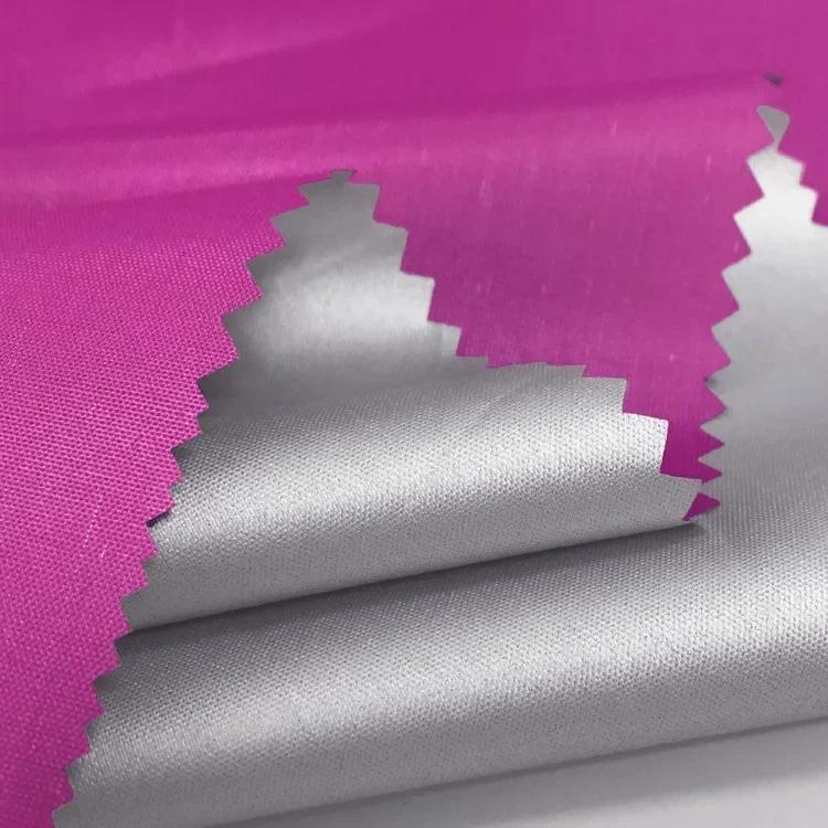 1-5Meters*148cm 190T Meetee Thin Waterproof Fabric Outdoor Sunscreen Sunshade Silver-coated Ripstop Umbrella Cloth Tent Material