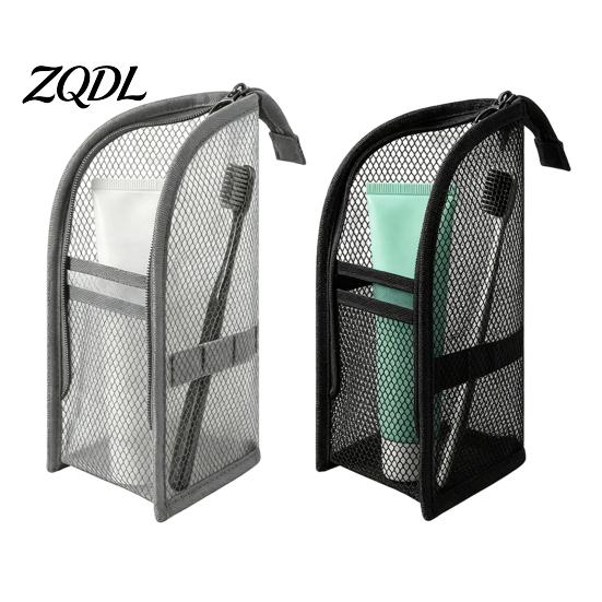 Water Resistant Makeup Bag 1/2Pcs Large Capacity Standing Toiletry Bag, Waterproof EVA Travel Organizer Lightweight Case with Zipper, Pouch