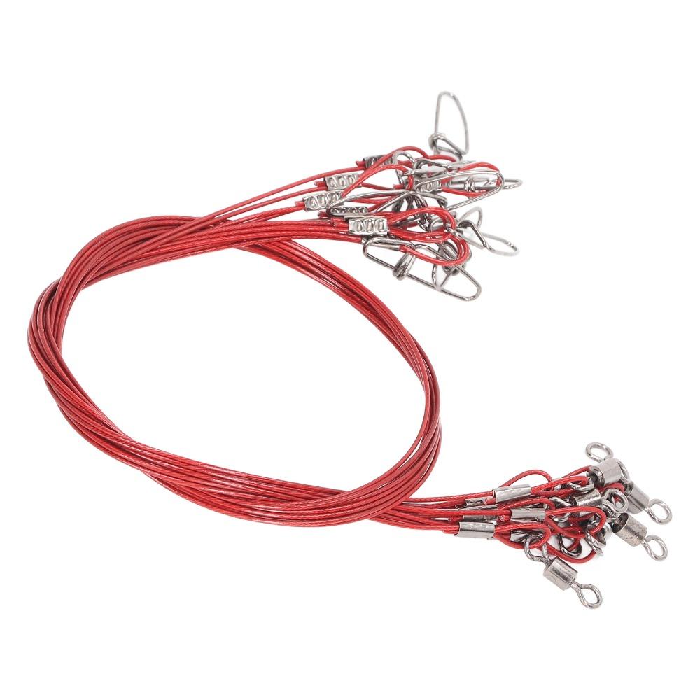 30PCS Anti Bite Fishing Wire Rigs Leaders High Strength Fishing Wire Leaders Lures Rig