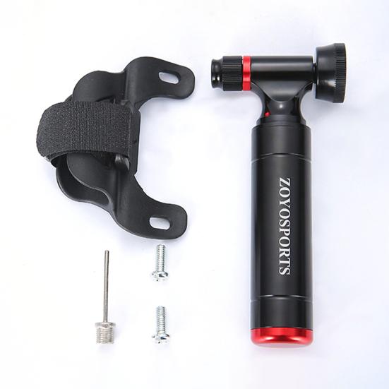 CO2 Bike Tire Inflator with Pressure Gauge 160PSI High Pressure Aluminum Alloy Portable MTB Road Mountain Bicycle CO2 Air Pump