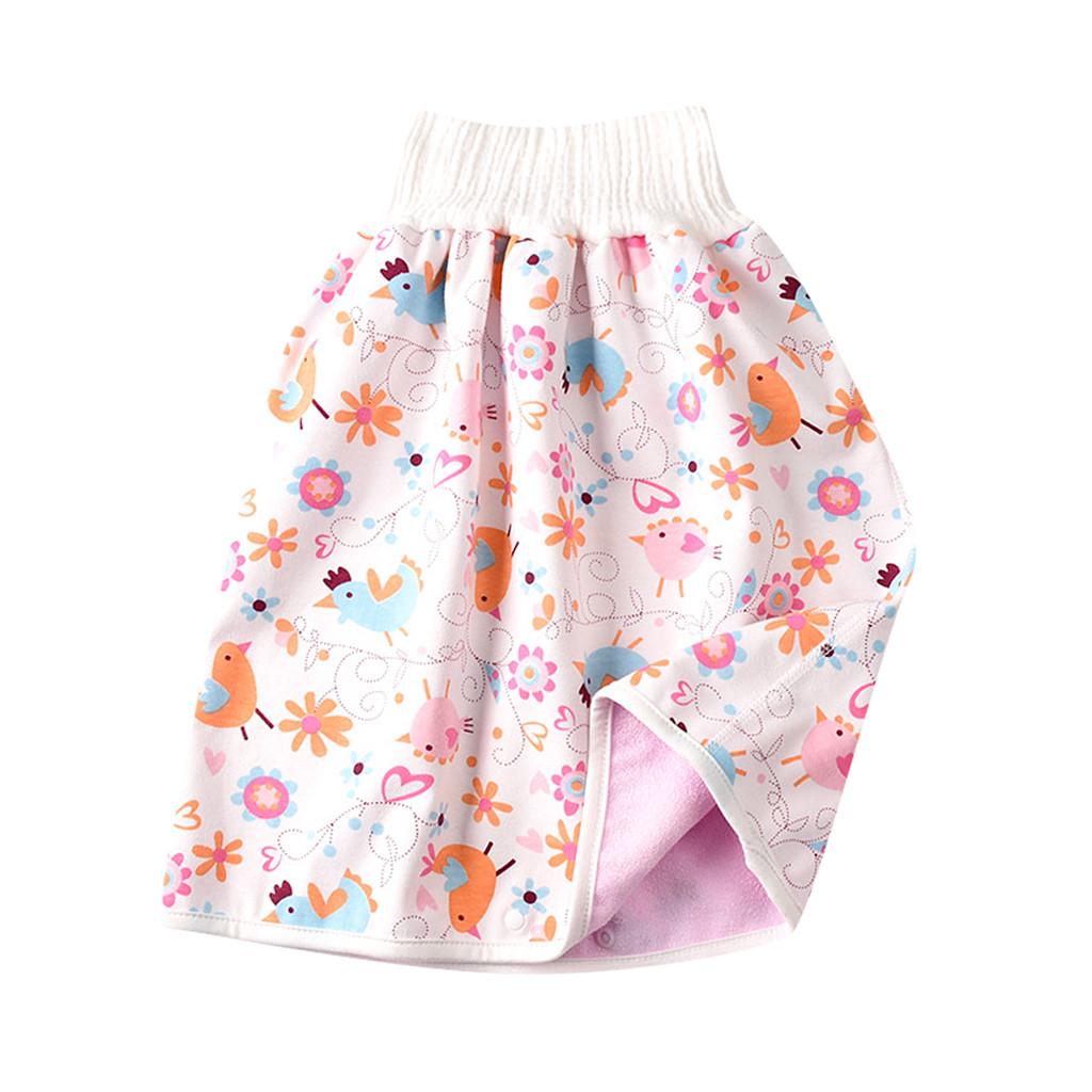 Comfy Reusable Baby Diaper Skirt Shorts 2 In 1 Boy's Girl's Training Skirt