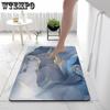 Впитывающий коврик для пола в ванной, коврик для туалета, домашний придверный коврик