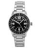 Urban Military Stainless Steel Black Dial Automatic NJ0190-51E 100M Men's Watch