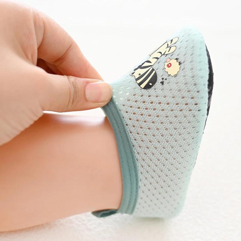 Летние сетчатые тонкие противоскользящие носки для плавания в бассейне и на пляже с милыми мультяшными животными, напольная обувь для воды, домашние и уличные тапочки для серфинга босиком