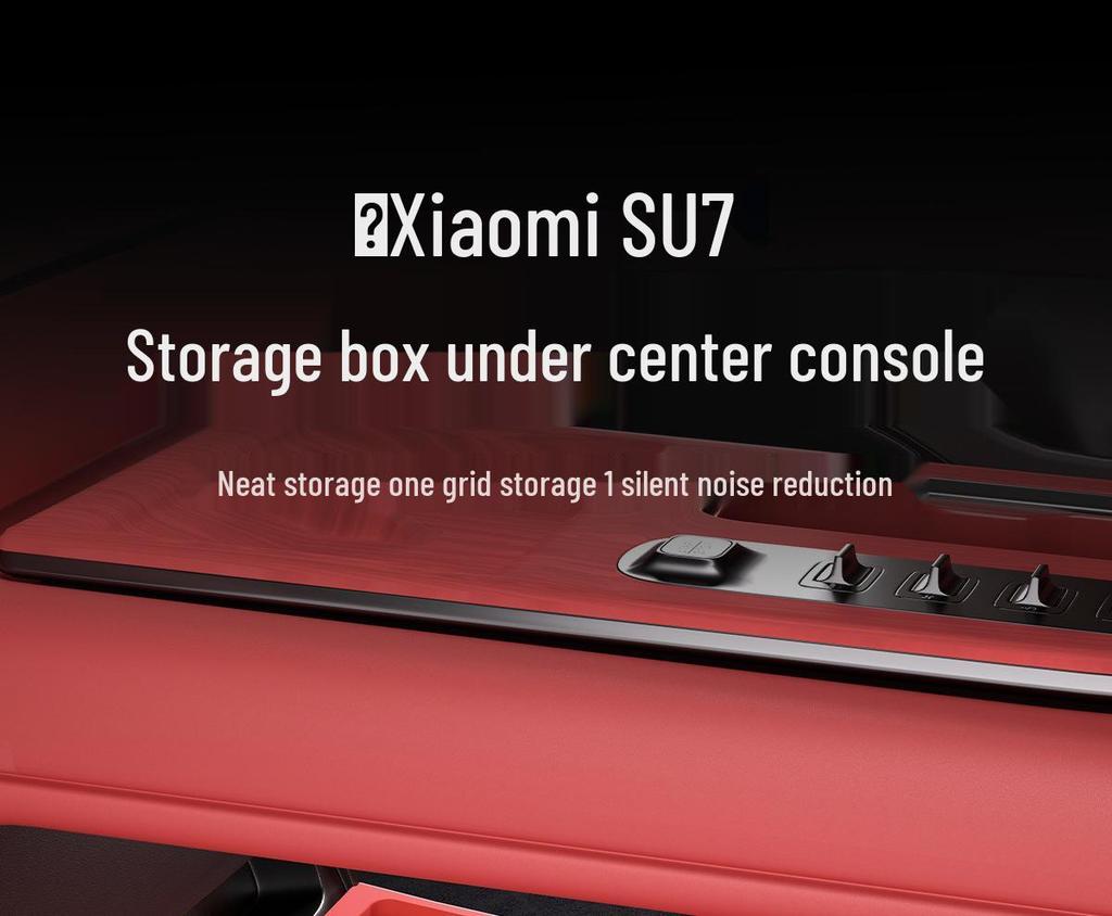 Двухъярусный ящик для хранения в центральной консоли Xiaomi SU7 для подлокотника автомобиля