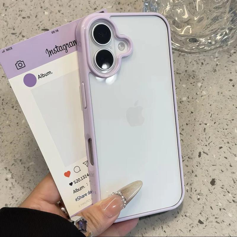 Роскошный прозрачный чехол для телефона конфетного цвета для iPhone 17 16 15 14 13 12 11 Pro Max Plus 16E Ударопрочный бампер Защитные чехлы Обложка
