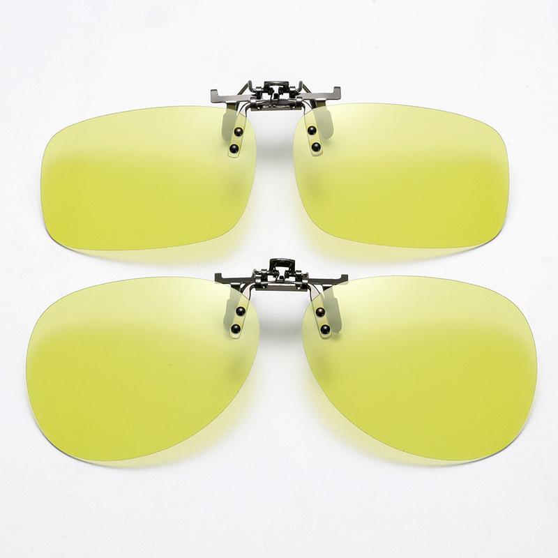 Солнцезащитные очки с металлической перевернутой оправой, сверхлегкие, специально для водителей, для рыбалки, квадратные поляризованные солнцезащитные очки с клипсой