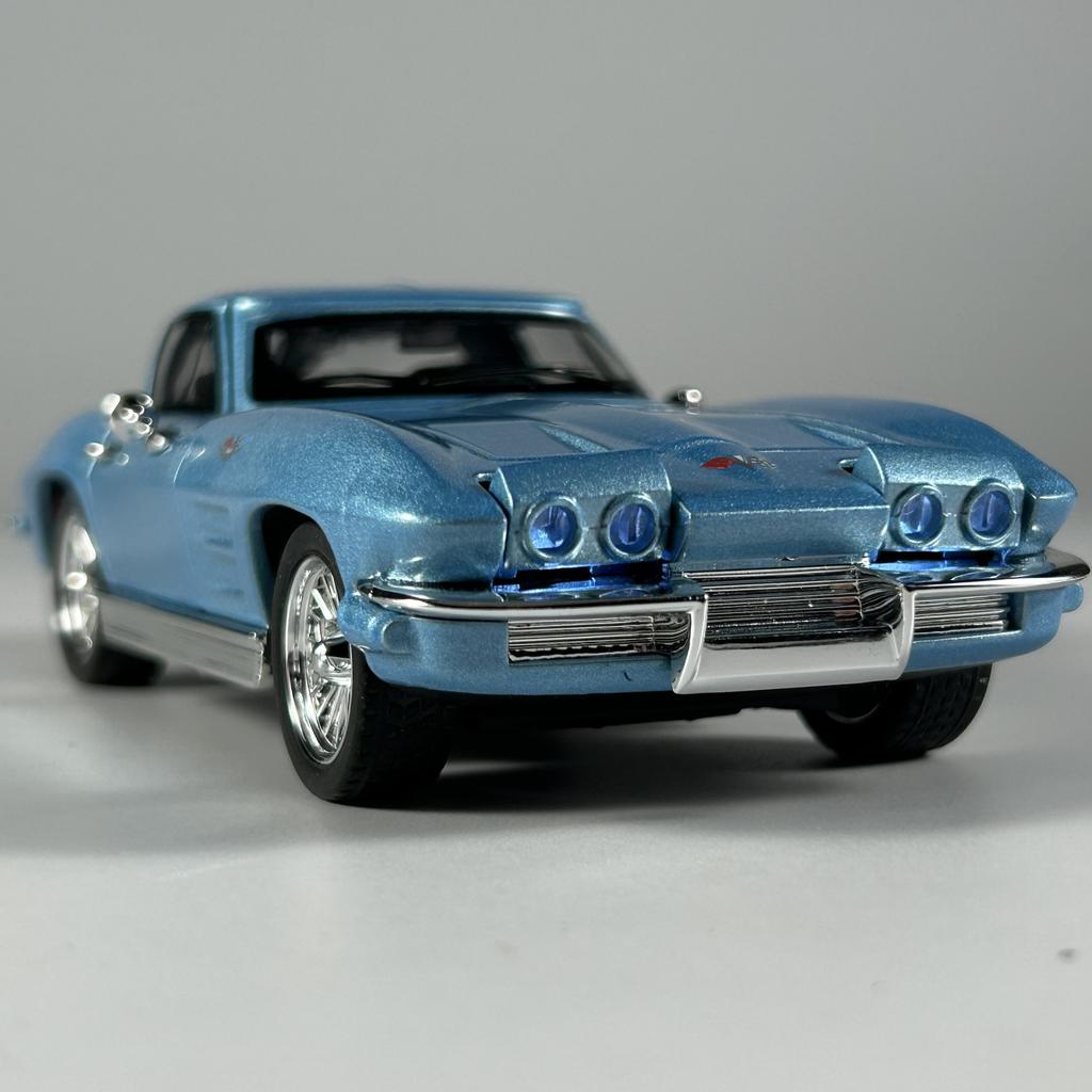 AABHB1 1:32 Chevrolet Corvette C2 Supercar Alloy Metal Diecast Model Car Home Decoration & Collectibles Hobby Display Ornaments Holiday