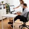 Natural Solid Wood Solid Wood Footrest Non-Slip Base Ergonomic Foot Rest  Gaming Setup