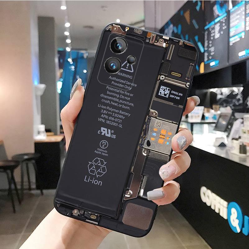 Чехол для телефона Realme GT 2 Pro X2 Pro XT C25S 9 8 7 6 Pro GT Master C3 C21 C21Y C11 C35 C31 X3 SuperZoom, монтажная плата батареи