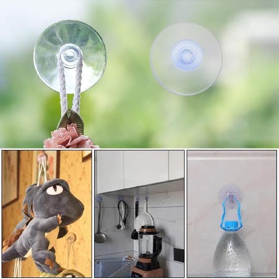 15 шт. присосок 0,8 дюйма, стеклянные присоски 20 мм, прозрачные пластиковые ПВХ присоски без крючка, сверхпрочный держатель-присоска для стекла