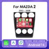 Для Mazda 6 2004-2015 Android 14 Головное устройство Автомобильное Радио Центральный Мультимедиа Навигация Беспроводной Carplay Стерео Экран Универсальный