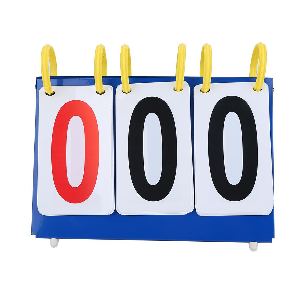 Portable Flip Sports Scoreboard Score Conuter for Table Tennis Basketball (3 digit)