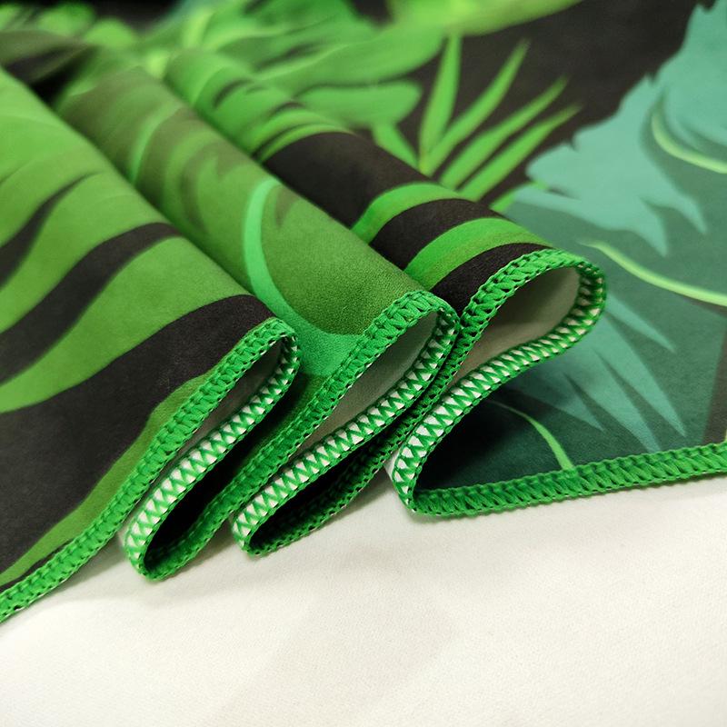 Colorful Quick-Dry Hooded Towel Cape for Beach, Bath, and Pool